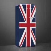 Smeg FAB28LDUJ5 60cm 50s Style Left Hand Hinge Fridge with Icebox Union Jack