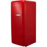 Smeg FAB28LRD5UK 60cm 50s Style Left Hand Hinge Fridge with Icebox Red