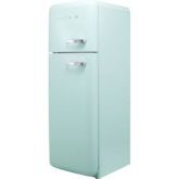Smeg FAB30LPG5UK 60cm 50s Style Left Hand Hinge Freezer over Fridge Pastel