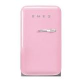 Smeg FAB5LPK5 40 cm Pink Small 50s Style Left Hand Hinged Minibar