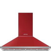 Smeg KPF12RD 120cm Portofino Chimney Hood Red