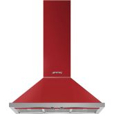 Smeg KPF9RD 90cm Portofino Chimney Hood Red