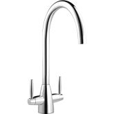 Smeg MIRO-SS Brushed Steel Dual Lever Mixer WRAS Tap