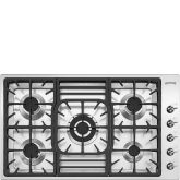 Smeg PGF95-4 87cm Classic Gas Hob Stainless Steel