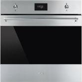 Smeg SFP6301TVX 60cm Classic Pyrolytic Multifunction Single Oven in Stainless