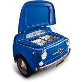 Smeg SMEG500BL 50s Retro style FIAT 500 Refrigerator Blue