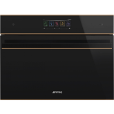 45Cm Compact Built-In Oven & Speedwave Microwave, Black