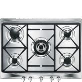 Smeg SR275XGH2 69cm Cucina Gas Hob Stainless Steel