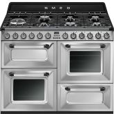 Smeg TR4110X-1 110cm Victoria Dual Fuel Range Cooker Stainless Steel