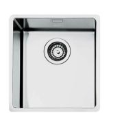 Smeg VFU34SFR 34cm Mira Single Bowl Triple Installation Sink Stainless Steel