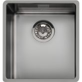 Smeg VSTR34DKX 34cm Mira Single Bowl Undermounted Sink Gunmetal PVD
