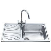 Smeg WSB861L Sink, Left Hand Drainer, Stainless Steel