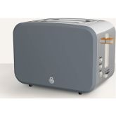 Swan ST14610GRYN 2 Slice Nordic Toaster, Grey