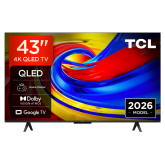 TCL 43P7L-UK 43" 4K HDR QLED Google TV Black