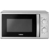 Tower T24034-SIL 20L 700W Manual Microwave Silver 