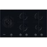 Whirlpool GOWL 958/NB Gas On Glass Hob 5 Burners 90Cm - Black