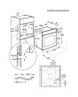 AEG BCX23101EM 59.4cm Built In Electric Single Oven - Stainless