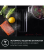 AEG 70cm Black Induction Hob with EcoTimer and Automated Extraction