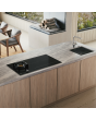 ASKO HIG89524BGB1 90cm Dual Induction and Gas Hob