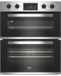 Beko CTFY22309X 59.4cm Built under Electric Double Oven - Stainless Steel