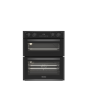 Blomberg ROTN9202DX 59.4cm Built In Electric Double Oven - Dark Steel