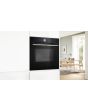 Bosch HMG7764B1B 59.4cm Built In Electric Single Oven with Microwave Function - Black