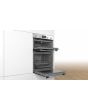 Bosch MBS533BS0B 59.4cm Built In Electric Double Oven with 3D Hot Air - Stainless Steel