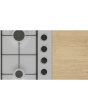 Bosch PBP6B5K60 60cm Stainless Steel Gas Hob