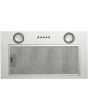 Cda CCA52SI Canopy extractor, Ducted/re-circulating, 3 speeds, silver