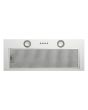 Cda CCA72SI Canopy extractor, Ducted/re-circulating, 3 speeds, silver