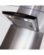 Cda CSB92CSS Curved metal splashback