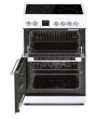 Creda C60CDOW 59.8cm Double Oven Electric Cooker with Vitroceramic Hob - White