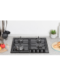 Creda C60GFCWBL 59cm Gas Hob - Black