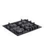Creda C60GFCWBL 59cm Gas Hob - Black