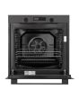 Creda C80BISMFBX 59.5cm Built In Electric Single Oven - Black Inox