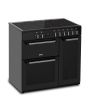 Creda C90RCCCBL 90cm Electric Rangecooker with Triple Oven and Electric Hob - Black