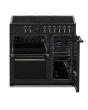 Creda C90RCCCBL 90cm Electric Rangecooker with Triple Oven and Electric Hob - Black