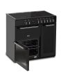 Creda C90RCCCBL 90cm Electric Rangecooker with Triple Oven and Electric Hob - Black