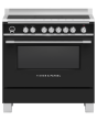 Fisher & Paykel 90cm Induction Pyrolytic Cooker - Black