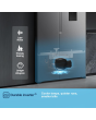 Fridgemaster MS91558DES 541L 60/40 Silver Fridge Freezer