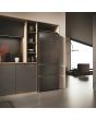 Haier HFR3718ENMD 70cm 60/40 Total No Frost Fridge Freezer - Dark Inox