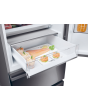 Haier HTW5618EWMP 59.5cm 3D Fridge Freezer - Dark Inox
