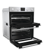 Hisense BID75211XUK 59.4cm Built Under Electric Double Oven - Stainless Steel