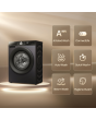 Hisense WF3S1043BB3 10.5kg 1400 Spin Steam Wash Black