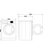 Indesit EWDE761483WUK 7kg/6kg 1400 Spin Washer Dryer - White