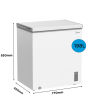 Midea MDRC284FZE01 198L Chest Freezer White