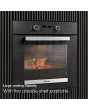 Miele H 2465 BP 59.5cm Built-In Electric Oven Black