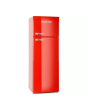 Montpellier MAB346R Retro MAB346R 60cm 80/20 Fridge Freezer - Red