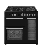 New World NW91DF3BL New World 90Cm Dual Fuel Cooker 