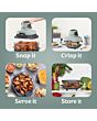 Ninja FN101UKSG CRISPi 4-in-1 Portable Air Fryer - Sage
